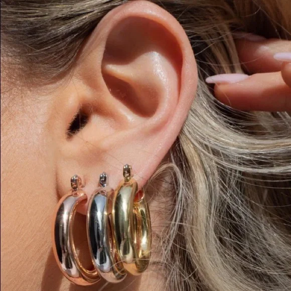 Luv Aj Baby Amalfi Tube Hoops - Picture 7 of 9